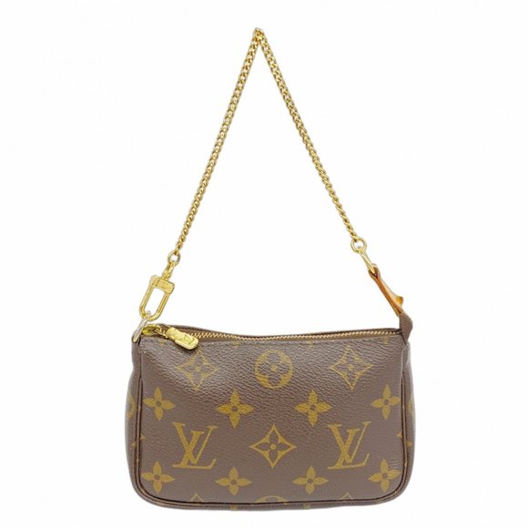 LOUIS VUITTON Brown Monogram Pouch - Picture 1 of 10